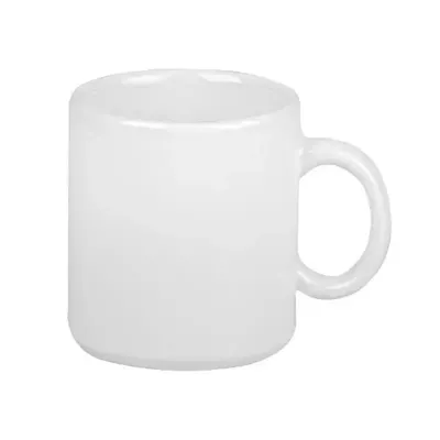 Caneca em cerâmica branca 