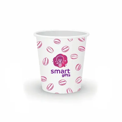 Copo de papel com gravação em impressão digital