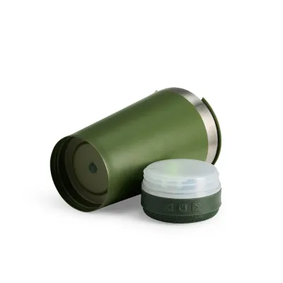 Copo térmico de inox com caixa de som