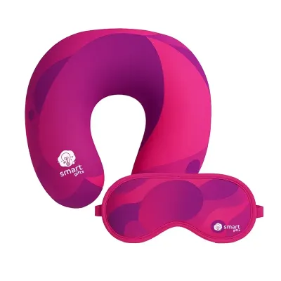 Kit viagem em neoprene Rosa