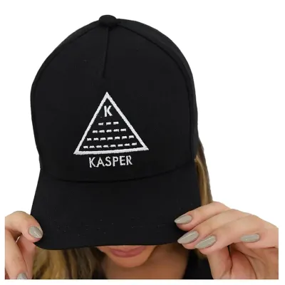 Boné preto personalizado Kasper