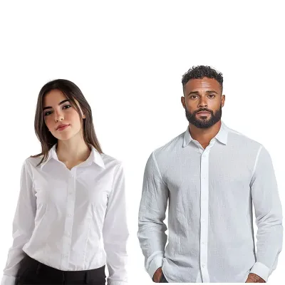 Camisa social de manga longa