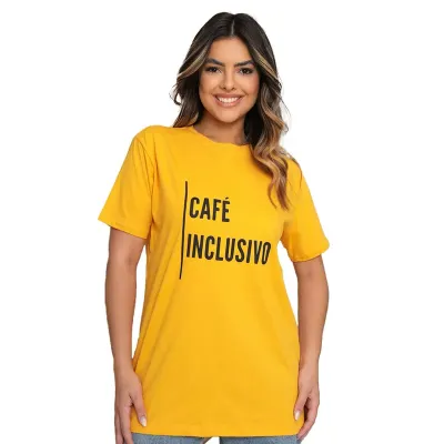 Camiseta 100% algodão Personalizada