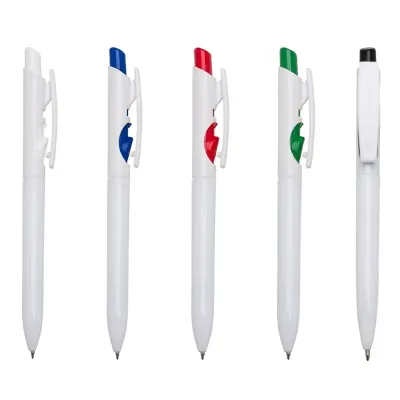 Opções de cores das canetas