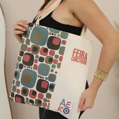 Foto da Ecobag personalizada com estampa DTG