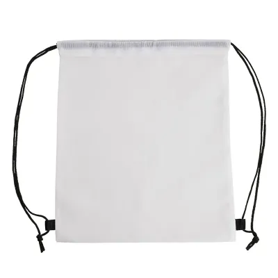 Sacochila em poliéster - branca