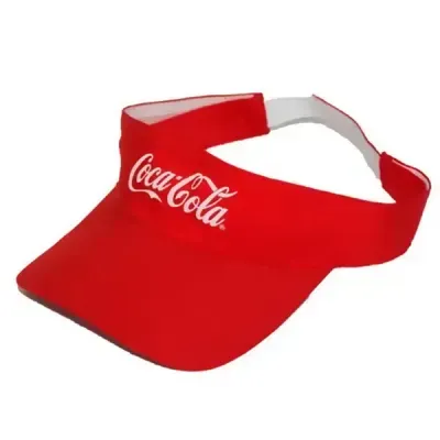 Viseira para sol vermelha