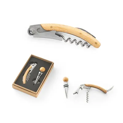 Conjunto de vinho com dois componentes 