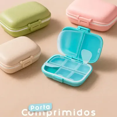 Porta Comprimidos personalizado de Plástico colorida