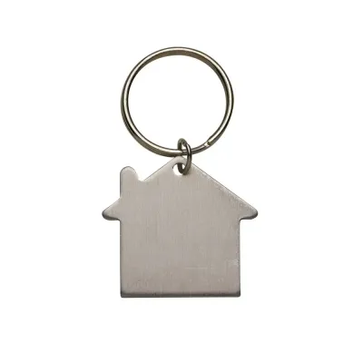 Chaveiro Metal Plaquinha formato casa