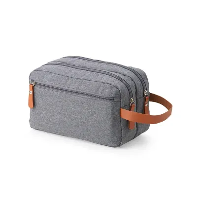 Nécessaire de Poliéster cinza