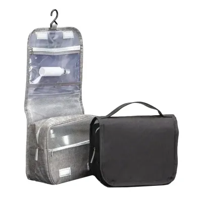 Nécessaire confeccionado em Nylon Oxford resiste à água