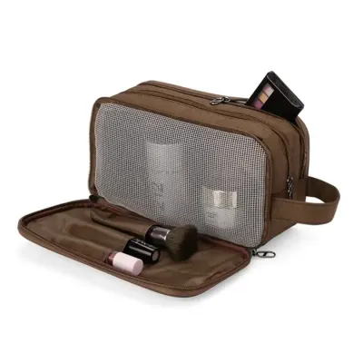 Nécessaire Poliéster MArrom