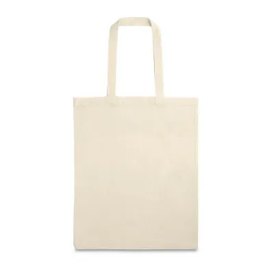 Sacola em 100% algodão (120 g/m²), com alças de 60 cm