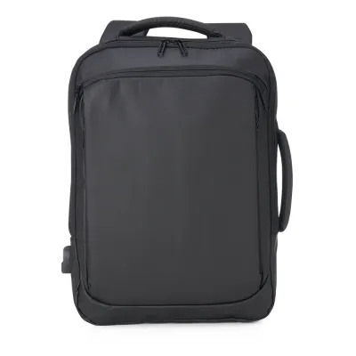 Mochila Couro Sintético USB 17L 5 compartimentos