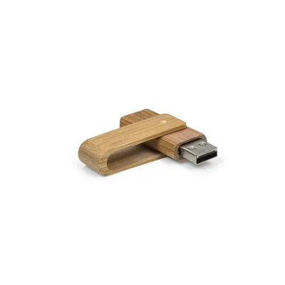 Pen drive 4GB/8GB/16GB giratório de bambu.