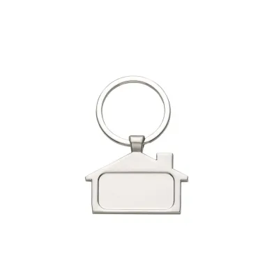 Chaveiro Metal fosco - formato de casa