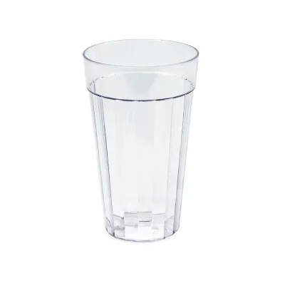 Copo feito em plástico PS cristal transparente e com capacidade de 450ml, ele é um modelo sob med...