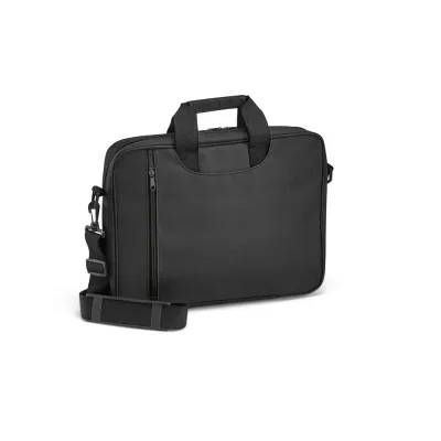 Pasta para notebook até 14 em poliéster 600D com alça de ombro ajustável e reforçada, 1 bolso pri...