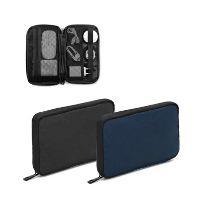 Bolsa organizadora para acessórios tecnológicos, recomendada para cabos, carregadores e pequenos ...