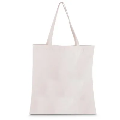 Sacola em algodão cru 140g/m² com detalhe em cortiça. Alça com altura de 9 cm, ideal para transpo...