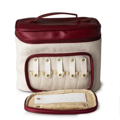 A combinação perfeita entre delicadeza e qualidade, esta nécessaire agradará até mesmo as pessoas...