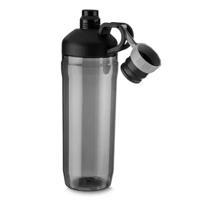 Garrafa plástica com capacidade de 1.500ml. Alça de mão plástica, tampa plástica com anel de sili...