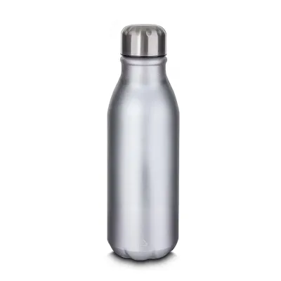 Garrafa em alumínio com tampa em inox. Capacidade: 550ml, pintura fosca. *Todas as garrafas acomp...