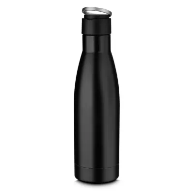 Garrafa térmica em aço inox isolada a vácuo com parede dupla, tampa de plástico com alça de trans...