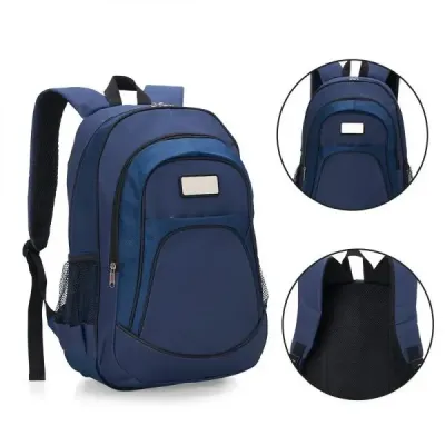 Mochila azul em Poliester 600D/1680D com alças para as costas, alça para as mãos, compartimento p...