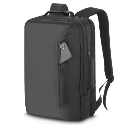 Mochila premium, produzida com poliéster acolchoado e interior em 210D, alças de ombro acolchoada...