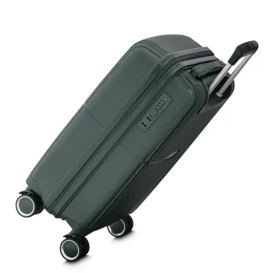 Mala viagem pequena em Polipropileno. Abertura frontal com zíper para acesso ao interior da mala....