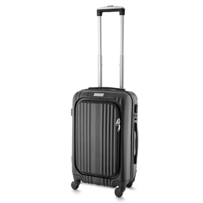 Mala viagem pequena em ABS (Estireno de acrilonitrilo e butadieno) e interior em nylon 210D;\r\nA...