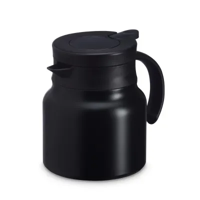 Chaleira 750 ml feita em inox com infusor, display LED e termômetro digital na tampa para indicar...