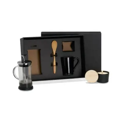 Kit Personalizado Para Café com vela aromática