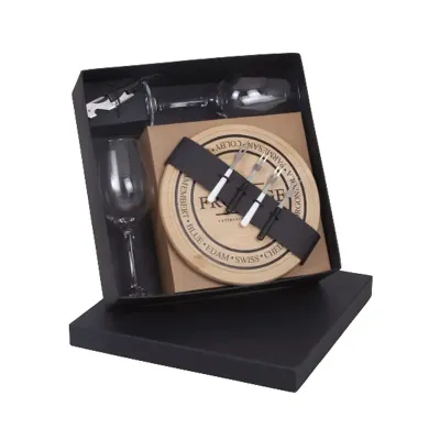 Kit Queijo & Vinho Personalizado 9 peças - 1