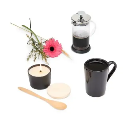 Kit Personalizado Para Café com vela aromática