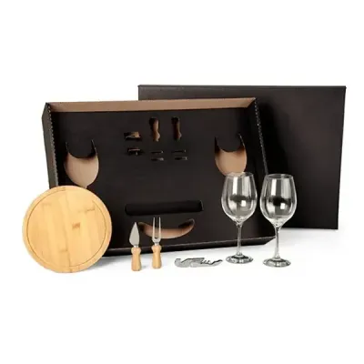 Kit Queijo E Vinho - 6 Pçs