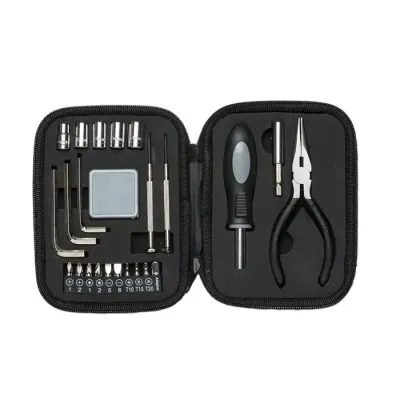 Kit ferramenta 24 peças em estojo de sintético