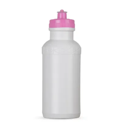 Squeeze Plástico 500ml com Tampa Rosa