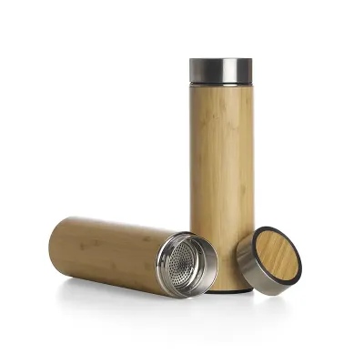 Garrafa Bambu Térmica 500ml com Infusor - 2