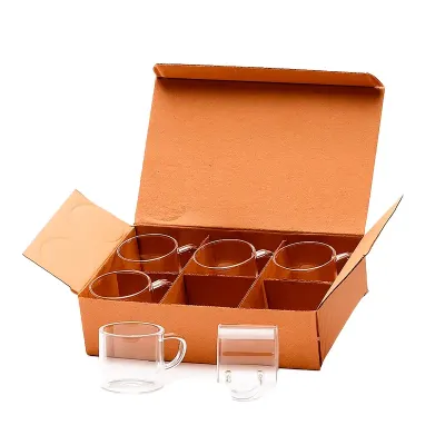 Kit Xícaras de Vidro 6 Peças - 1