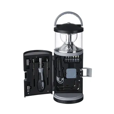 Lanterna com Kit Ferramentas 15 Peças - 1