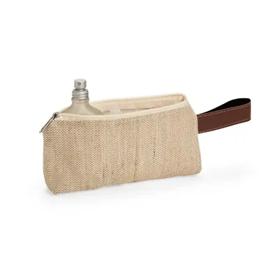 Nécessaire compacta feito em juta - 3