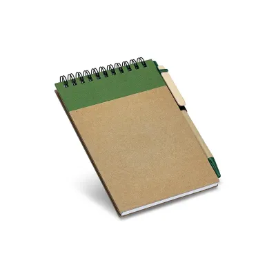 Caderno de bolso espiral capa dura em cartão - 1