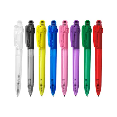Caneta Plástica Translúcida - 1