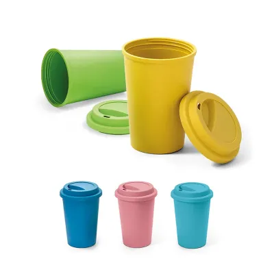 Copo para viagem em fibra de bambu e PP - 3