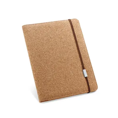 Pasta A4 cortiça com bloco de 40 páginas lisas - 1