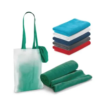 Toalha de praia em veludo de algodão