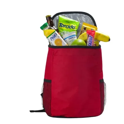 Mochila térmica de praia vermelha